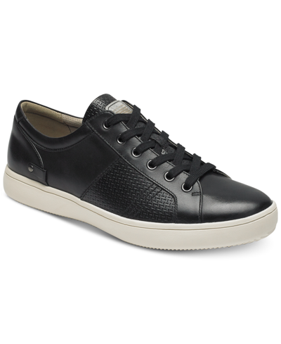 Rockport Men's Colle Tie Slip On Sneaker Shoes In Black