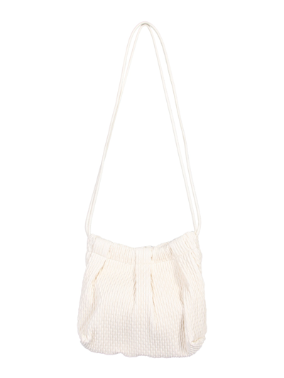 Themoirè Shoulder Bag Thetis In White