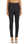 Dolce & Gabbana Pinstripe Pleated Cigarette Pants In Rigato