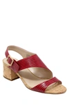 Charles By Charles David Cannon Sandal In Fiery Red