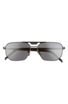 PRADA 57MM AVIATOR SUNGLASSES