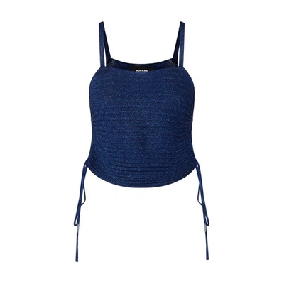 Rochas Knitwear Top In Dark Blue