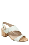 Charles By Charles David Cannon Sandal In White