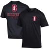 Champion Black Stanford Cardinal Stack 2-hit T-shirt In Black