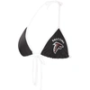 G-iii 4her By Carl Banks Black Atlanta Falcons Perfect Match Bikini Top In Black