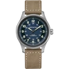Hamilton Khaki Field Titanium Auto In Blue