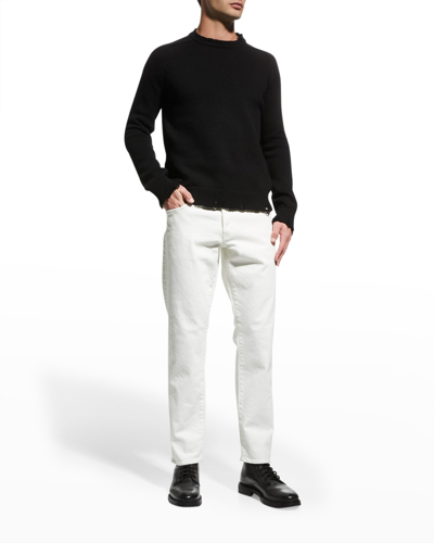 Moussy Vintage Men's Mvm Luning Tapered Jeans In White