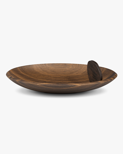 L'objet Kelly Behun Leaf Oval Bowl In Smoked Oak