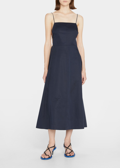 polka dot pleated midi dress Petal and Pup Women's Naira Pleated Maxi Dress