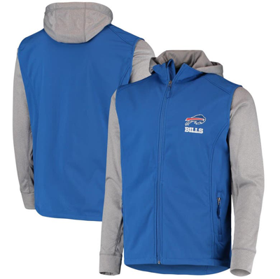 Dunbrooke Men's Royal, Gray Buffalo Bills Alpha Full-zip Jacket In Royal,gray