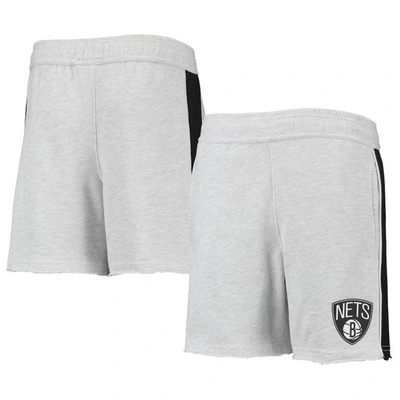 Outerstuff Kids' Youth Heathered Gray Brooklyn Nets Wingback Shorts