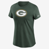 Nike Women's Logo Essential (nfl Green Bay Packers) T-shirt In Green