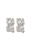 SUZANNE KALAN 18KT WHITE GOLD DIAMOND STUD EARRINGS