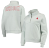 THE WILD COLLECTIVE THE WILD COLLECTIVE LIGHT BLUE BOSTON RED SOX TWO-HIT QUARTER-ZIP PULLOVER TOP