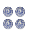 Spode Blue Italian Luncheon Plates, Set Of 4 In Blue