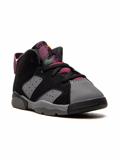 Jordan Babies' Air  6 Retro Sneakers In Black