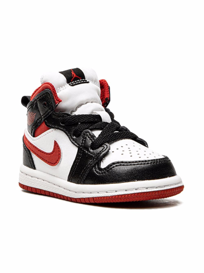 Jordan Kids'  1 Mid Sneakers In White