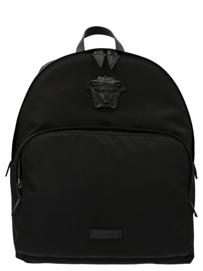 Versace Men's  Black Other Materials Backpack