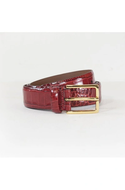 Anderson's Snake Belt In Red