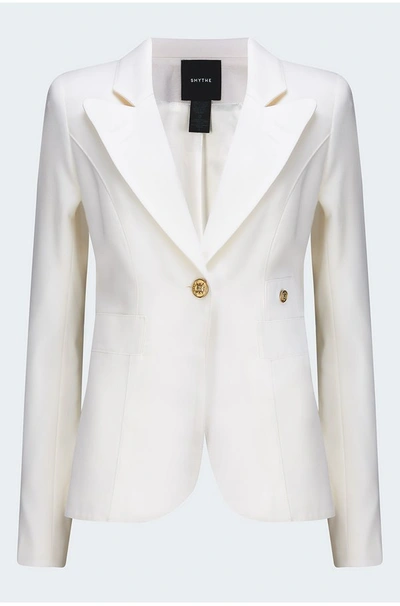 Smythe Classic Duchess Blazer In Ivory In White