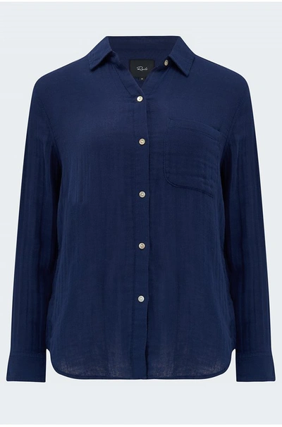 Rails Ellis Cotton Shirt - Indigo In Blue