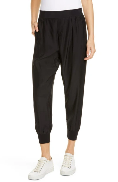 Atm Anthony Thomas Melillo French Cotton-terry Track Trousers In Black