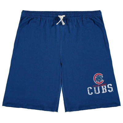 Profile Men's Royal Chicago Cubs Big And Tall French Terry Shorts