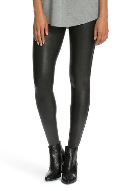 Spanx Ready-to-wow Faux Leather Leggings In Black