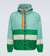 Craig Green Colour-block Zip-up Hooded Jacket In Blue