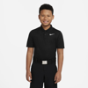 Nike Dri-fit Victory Big Kids' (boys') Golf Polo In Black
