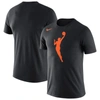 NIKE NIKE BLACK WNBA LOGOWOMAN T-SHIRT