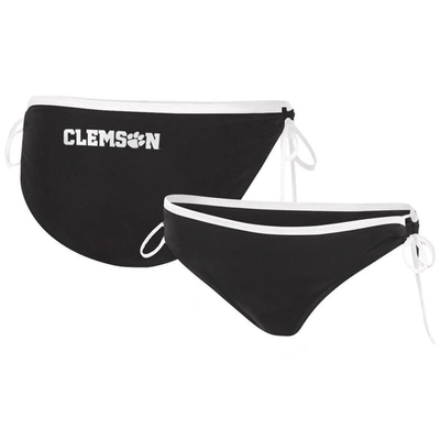 G-iii 4her By Carl Banks Black Clemson Tigers Perfect Match Bikini Bottom