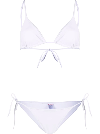 Eres Triangle Tie-bottom Bikini In White
