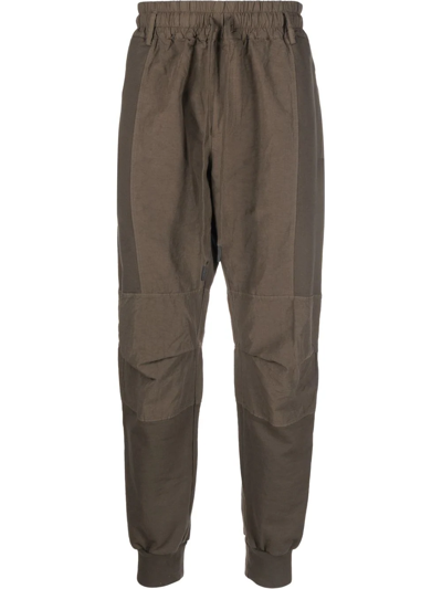 Andrea Ya'aqov Panelled-design Trousers In Brown