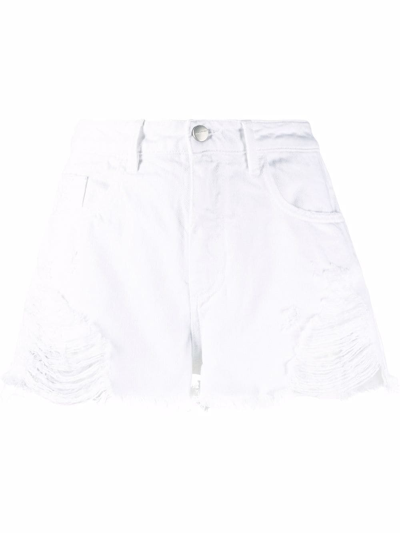 Icon Denim Leslie Denim Shorts In White