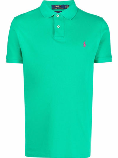 Polo Ralph Lauren Polo Pony-embroidered Polo Shirt In Green