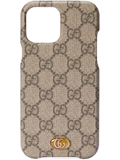 Gucci Ophidia Case For Iphone 13 Pro In Beige
