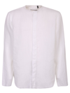 Costumein Texan Shirt In Linen In White