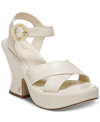 Circus By Sam Edelman Peony Chunky Mod Sandal In Modern Ivory Croco
