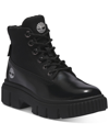 Timberland Women's Greyfield Lace-up Boots Women's Shoes In Black Shiny Suede