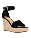GUESS WOMEN'S HIDY FASHION ESPADRILLE WEDGE SANDALS