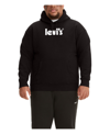 LEVI'S MEN'S BIG AND TALL RELAXED GRAPHIC PULLOVER HOODIE
