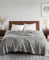 Madison Park Egyptian Cotton Blanket, Full/queen Bedding In Grey