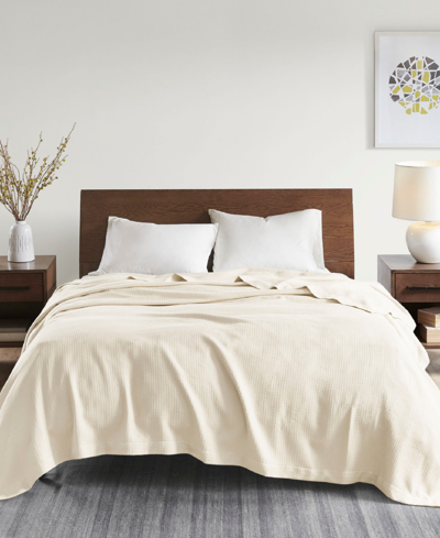 Madison Park Egyptian Cotton Blanket, Twin In Ivory