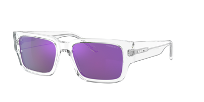 Arnette Unisex Sunglasses, An4296 Daken 54 In Grey Mirror Violet