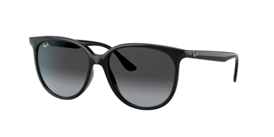 Ray Ban Rb4378 Sunglasses Black Frame Grey Lenses 54-16 In Grau Verlaufstönung