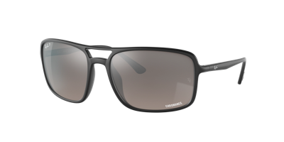 Ray Ban Ray In Polar Grey Mirror Grey Gradient