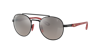 Ray Ban Ray In Polar Grey Mirror Grey Gradient