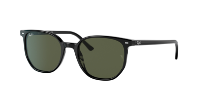 Ray Ban Green Classic Square Unisex Sunglasses Rb4387 60171 56 In Black / Green