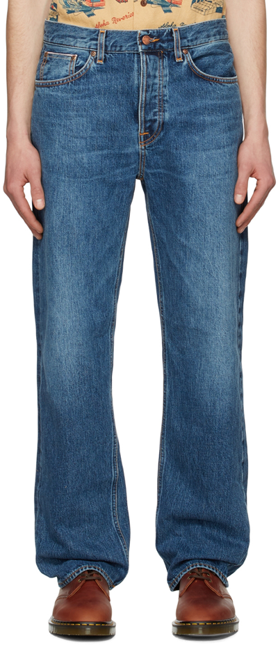 Nudie Jeans Blue Tuff Tony Jeans In Ace Vintage | ModeSens